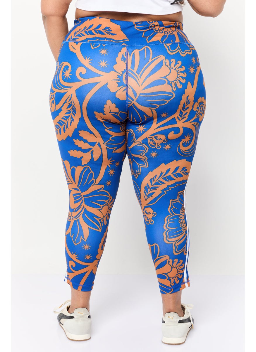 Adidas Women Plus Size Training Leggings, Multicolor  - Image 3