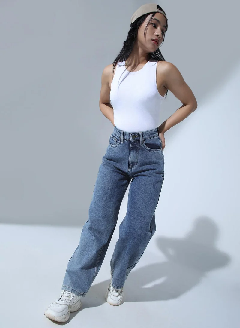 Hubberholme Indigo Jeans For Women