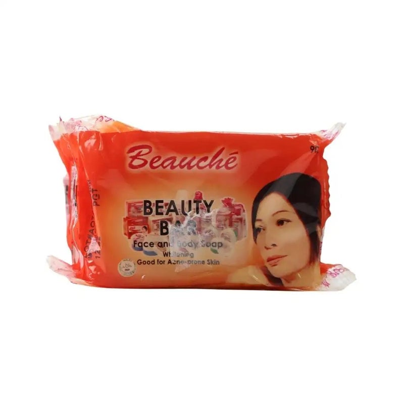 Beauche Beauty Bar Soap, Face & Body Whitening Soap, 90gms Per Piece - Pack of 3