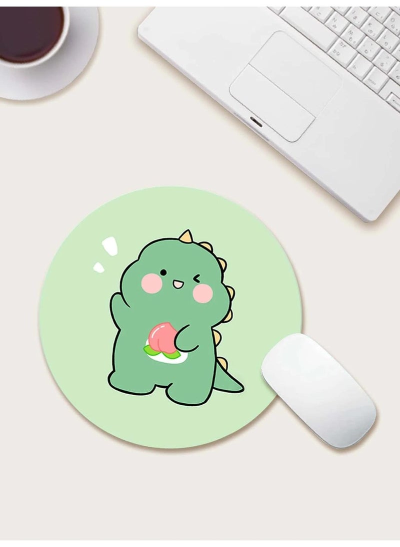 Y&D 30x30x0.2cm Flat Round Rubber Cartoon Mouse Pad - Image 4