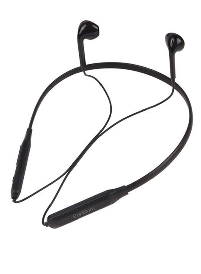 Earldom ET-BH75 Neckband Bluetooth Earphone - Comfortable Fit, High-Quality Sound (Black) - Image 4