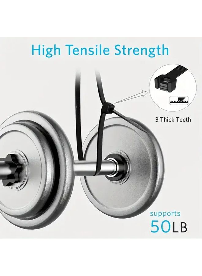 250 Pack 12 Inch Heavy Duty Nylon Pull Cord 50 Lbs Tensile Strength Indoor Outdoor Cable Management - Image 4