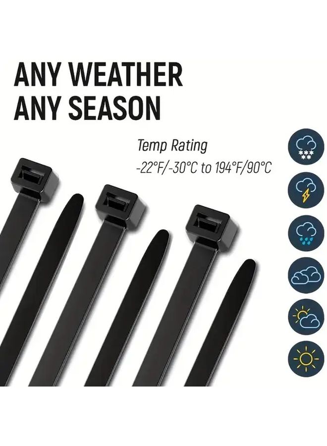250 Pack 12 Inch Heavy Duty Nylon Pull Cord 50 Lbs Tensile Strength Indoor Outdoor Cable Management - Image 5