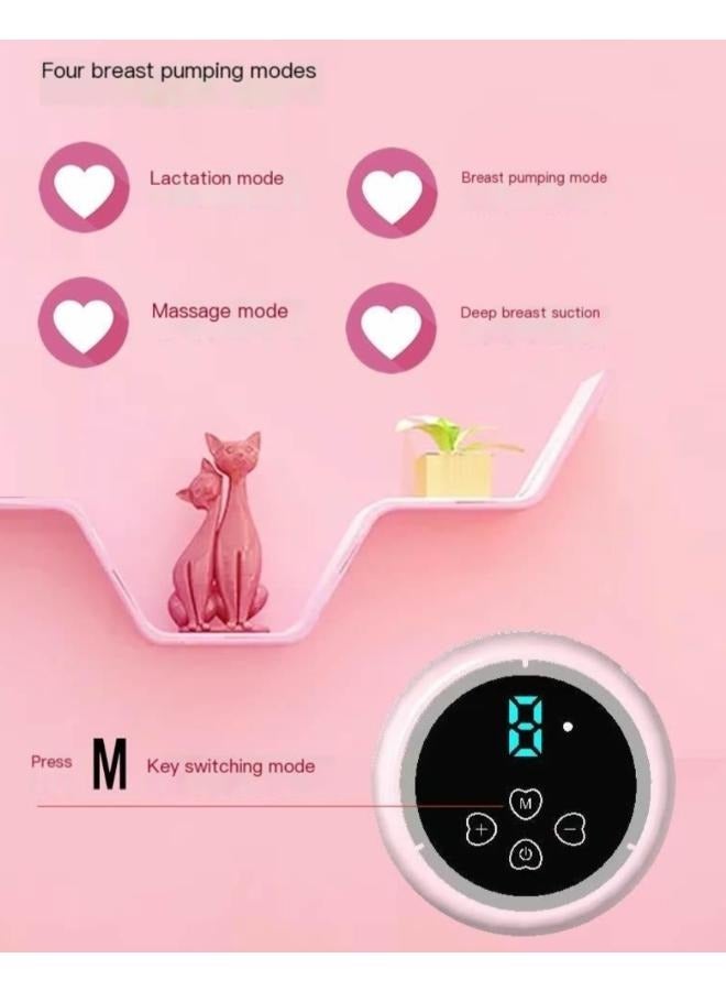 Electric Breast Pump Double-sided Suction Portable Silent Fully Automatic Integrated Hands-free Milk Collector Rechargeable Breast Pump - Image 2