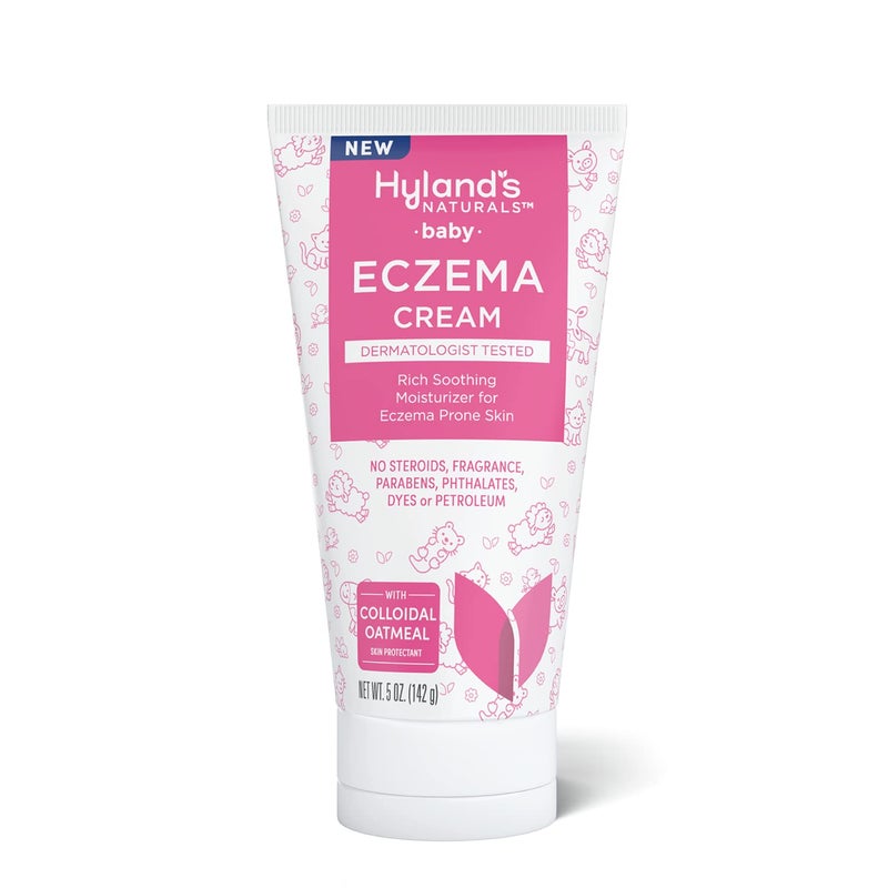 Hyland's Baby Eczema Cream, Rich Soothing Moisturizer for Eczema Prone Skin, With Colloidal Oatmeal, 5 ounce - Image 1
