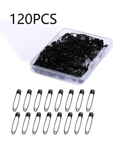 120PCS Safety Pins, Safety Pins Assorted, Assorted Safety Pins, Safety Pin, Small Safety Pins, Safety Pins Bulk, Large Safety Pins, Safety Pins for Clothes …