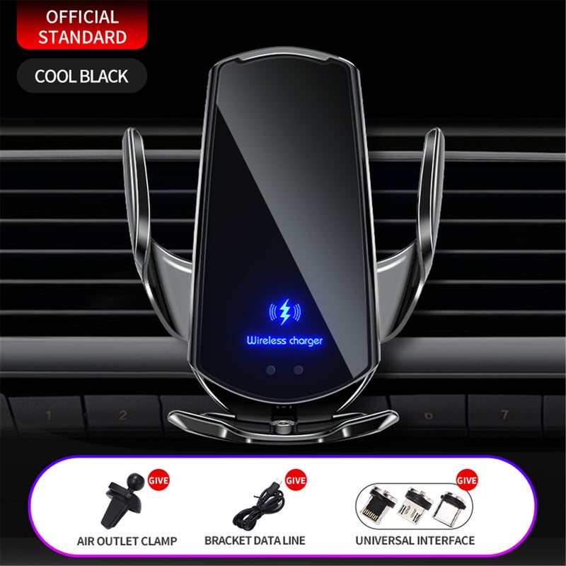 Q3 Car mounted magnetic mobile wireless charger, 15W car electric wireless charger holder, car vent holder, suitable for fast charging of most smartphones, General Motors parts - Image 5