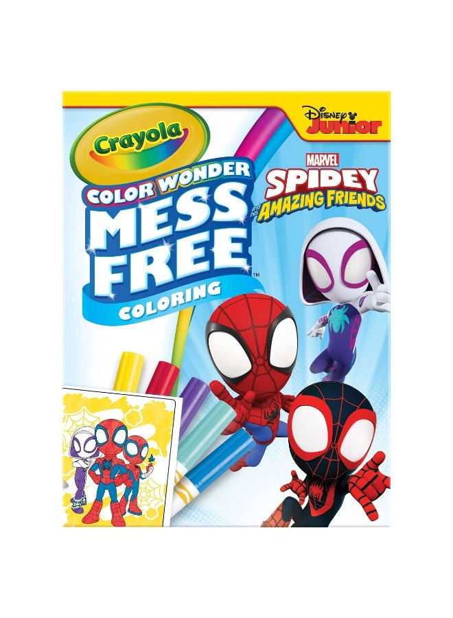 Crayola Color Wonder Mess Free Pad & Marker Spidey and his Amazing Friends | This set makes the perfect portable creative activity Great for travel, plane rides holidays | Ideal for children ages 3 and up - Image 4