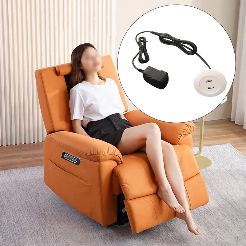 لوحة شحن مزدوجة مدمجة في سطح المكتب الذهبي لشحن الهاتف - Image 5