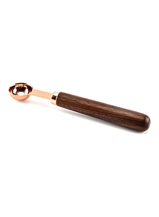 NIBEMINENT 4-Piece Stainless Steel Measuring Spoon Set Gold/Brown 15ml, 5ml , 2.5ml 1.25ml  - Image 4