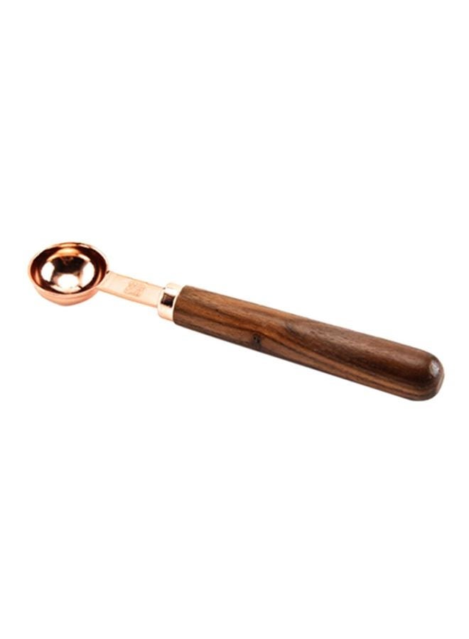 NIBEMINENT 4-Piece Stainless Steel Measuring Spoon Set Gold/Brown 15ml, 5ml , 2.5ml 1.25ml  - Image 2