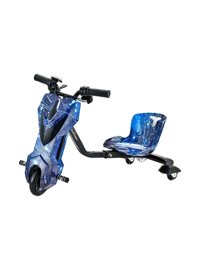 Rockbaby Mini 36V High-Power 360°Children/Adult Electric Drifting Scooter-Adjustable With Bluetooth And Protective Gear 57x44x21cm Blue - Image 1