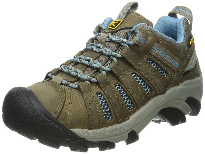 KEEN Women's Voyageur Hiking Shoe, Brindle/Alaskan Blue, 6 M US - Image 1