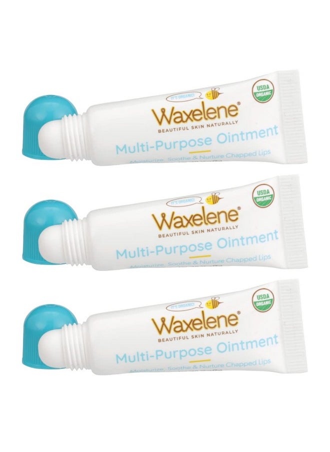 Waxelene - Multipurpose Ointment Organic Lip Tube Pack Of 3 - Image 1