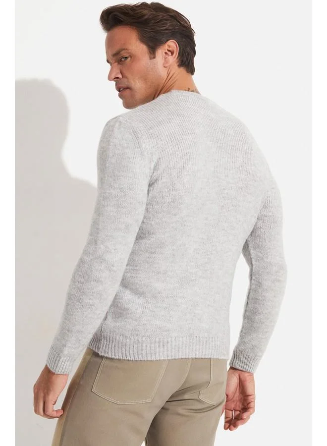 JUNE June Basic Sweater Dark Grey