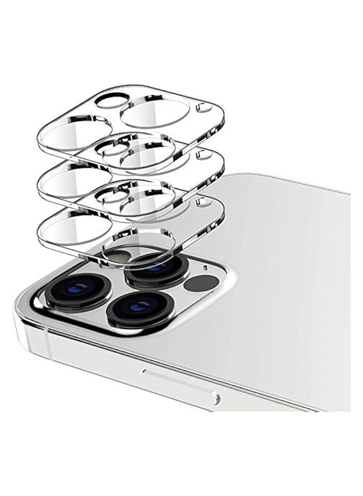 PROMASS Camera Lens Protector Rear Camera Cover- For iPhone 12 Pro Max Case 9H HD Clear Tempered Glass Back Camera Protector, Case Friendly, Easy Installation - Image 1