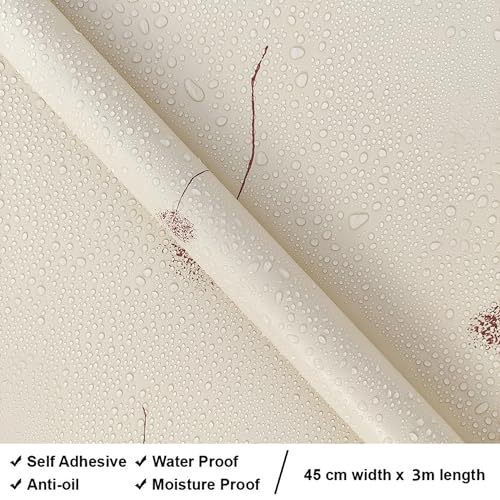 RedChimes Self-Adhesive Wallpaper Waterproof Old Furniture Vinyl Stickers Wooden Door Wardrobe Desktop PVC Wall Papers 45 X 304 CM (Dandelion Flower) - Image 5