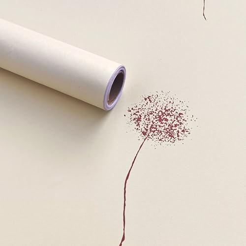 RedChimes Self-Adhesive Wallpaper Waterproof Old Furniture Vinyl Stickers Wooden Door Wardrobe Desktop PVC Wall Papers 45 X 304 CM (Dandelion Flower) - Image 1