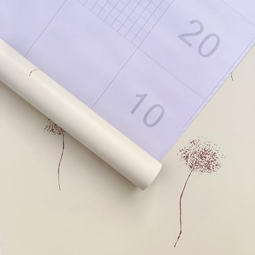 RedChimes Self-Adhesive Wallpaper Waterproof Old Furniture Vinyl Stickers Wooden Door Wardrobe Desktop PVC Wall Papers 45 X 304 CM (Dandelion Flower) - Image 4