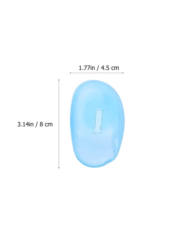 12 Pcs Reusable Silicone Ear Cover Hair Dye Ear Shield Dye Coloring Ear Cover Waterproof Ear Covers for Hair Dye Hair Salon