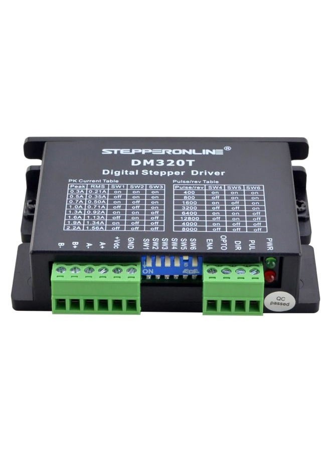 STEPPERONLINE Digital Stepper Motor Driver 0.3-2.2A 10-30VDC for Nema 8,11,14,16,17 Stepper CNC 3D Printer DM320T - Image 3