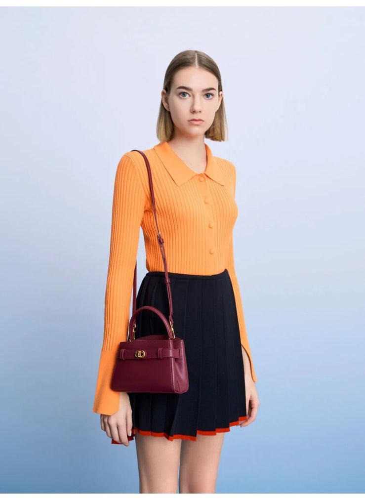 Charles & Keith - Aubrielle Small Tote - Red - Image 1