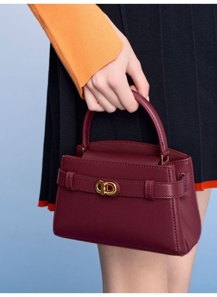 Charles & Keith - Aubrielle Small Tote - Red - Image 1