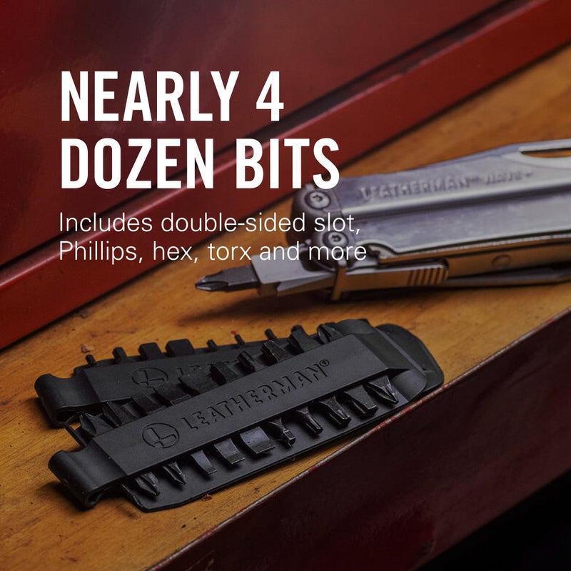 LEATHERMAN ليذرمان، مجموعة بت، 21 بت مفك براغي مزدوجة الطرف لأدوات متعددة - Image 2