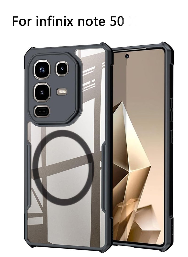 Protective Case Cover for infinix note 50 High Quality,Bumper Back Case Supports magnetic charging - Image 1