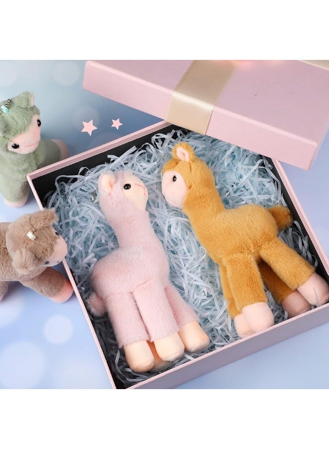 Aoriher 12 Pcs Mini Llama Stuffed Animals 787 Inch Alpaca Plush Dolls Cute Keychain Plush Llama Party Favors for Boys and Girls Birthday Party Supplies Baby Shower Bag Fillers Gift - Image 4