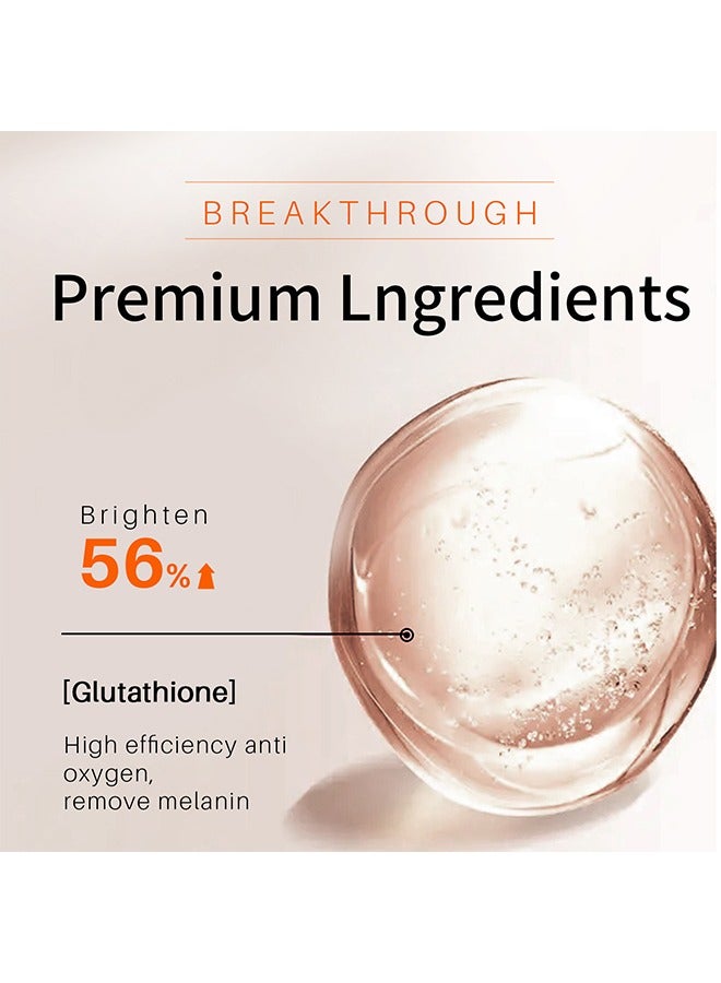 Lanthome Glutathione White Cream, Kojic Acid Brighting Dark Spots Acne Scars Intensively Hydrating Soothing Cream 50g - Image 4