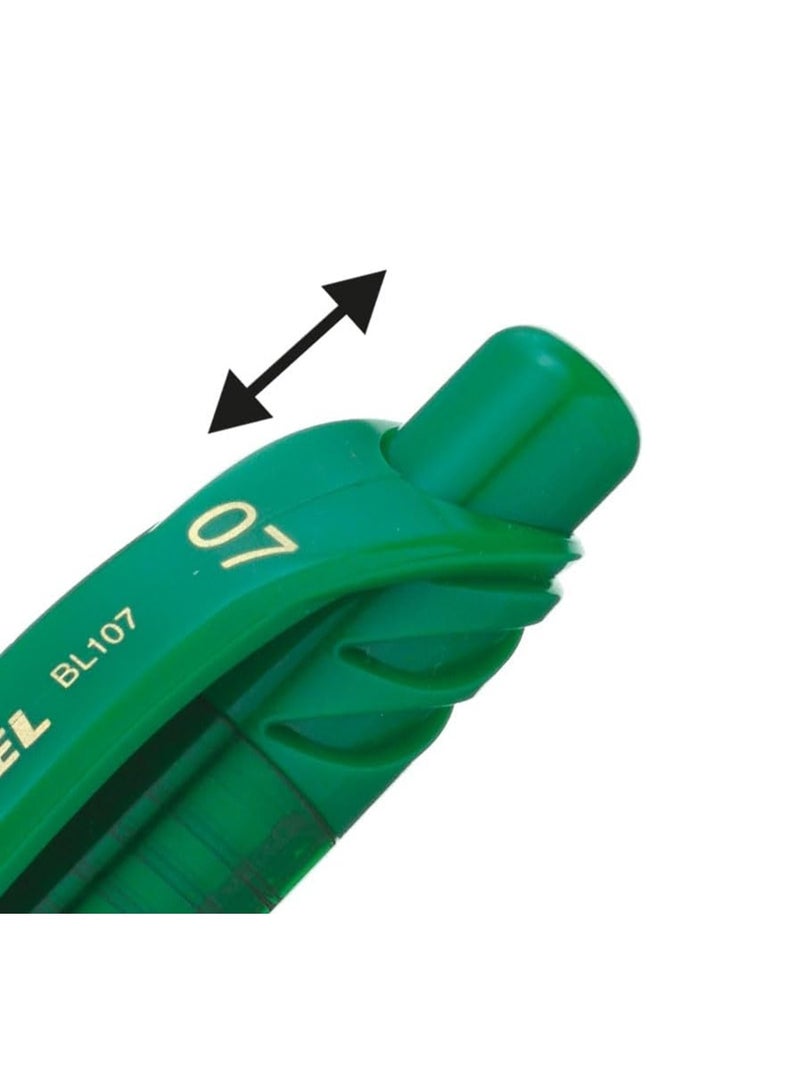 Pentel قلم حبر جل إنرجيل 0.7 مم طرف أخضر - قطعة واحدة - Image 5