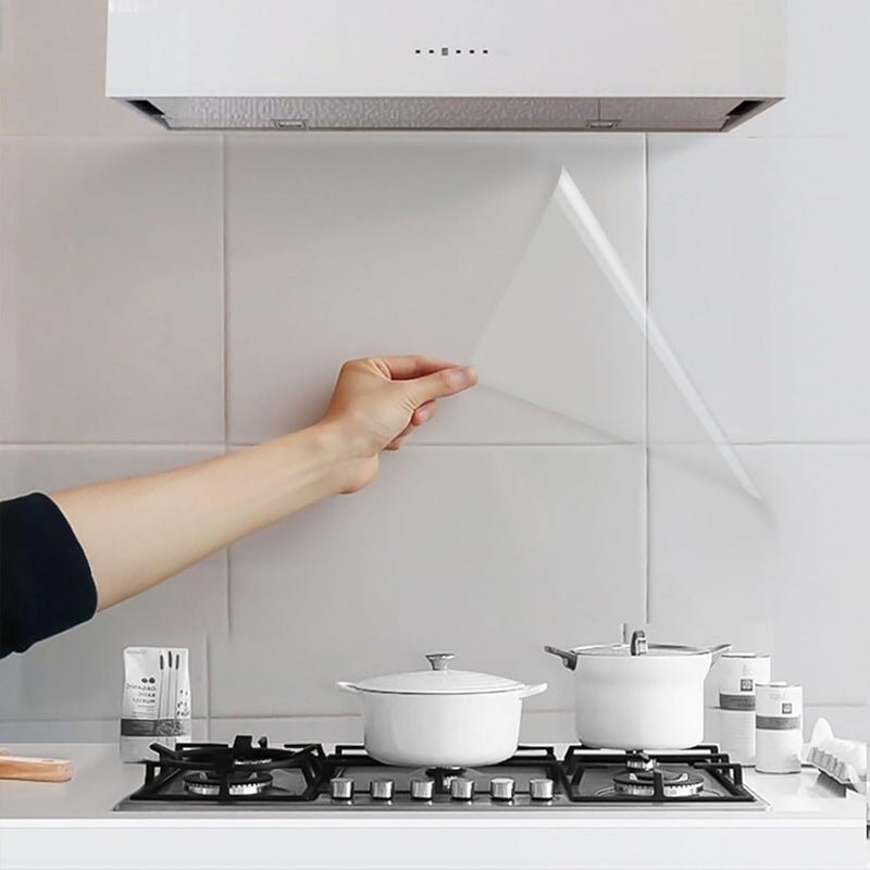 WALLFLY Contact Paper Self Adhesive | Clear and Transparent Covering for Wall-Tiles/Furniture-Kitchen/Counter top-Desk | Water & Oilproof, Heat Resistance, Shelf Liner Contact Paper || (41 x 300 Cm.) - Image 3