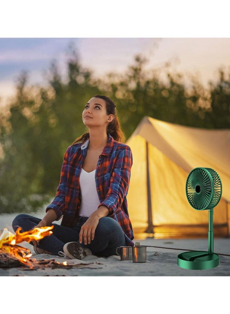 DubaiGallery مروحة مرنة محمولة لرذاذ الماء ومروحة رذاذ كهربائية قابلة لإعادة الشحن USB ومروحة صغيرة محمولة باليد  - Image 4