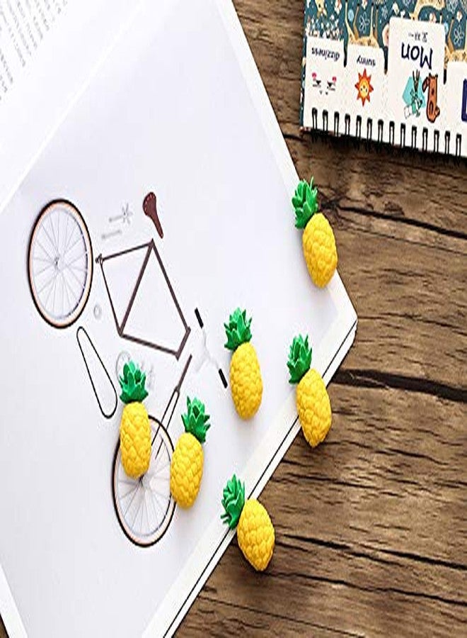 iMagitek 30 Pack Mini Pineapple Erasers for Pineapple Party Bag Favors, Stocking Fillers, Classroom Prizes - Image 3