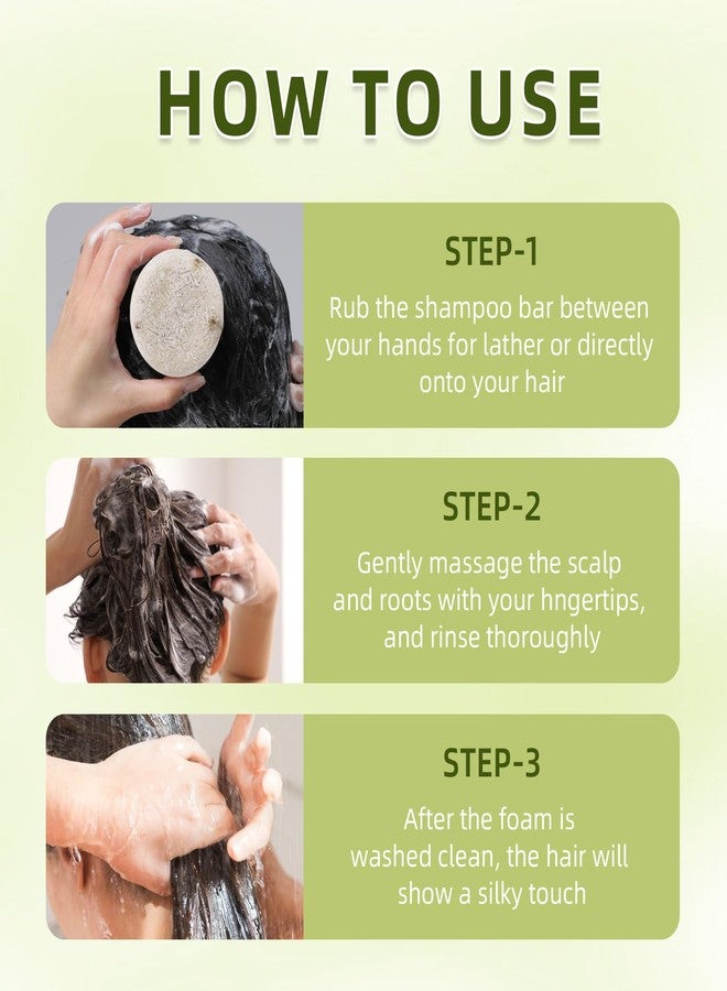 YILEST Rosemary Shampoo Bar with Rice Bran Oil, Natural Hair Care, Deep Cleansing Scalp Solid shampoo, Anti-Hair Loss Shampoo Soap Promotes Hair Growth, Suitable for Travel and Daily Use (2 Pieces) - Image 4