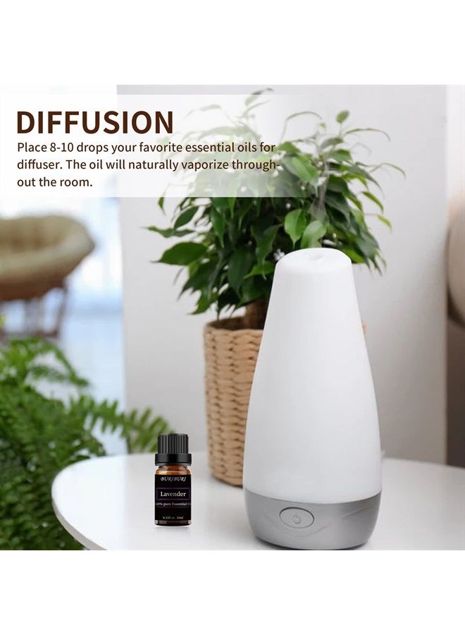 BURIBURI Lavender and Peppermint Essential Oil, 100% Pure, Undiluted, Natural, Organic Aromatherapy Essential Oils Gift Set, 10MLx2 - Image 5