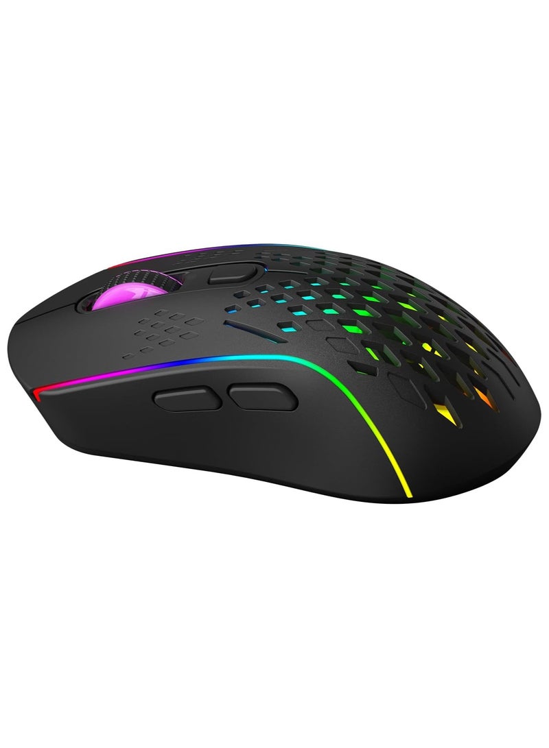 إكسترايك-مي ماوس ألعاب XRITKE ME RGB 2.4G لاسلكي + سلكي ثنائي الوضع - Image 3