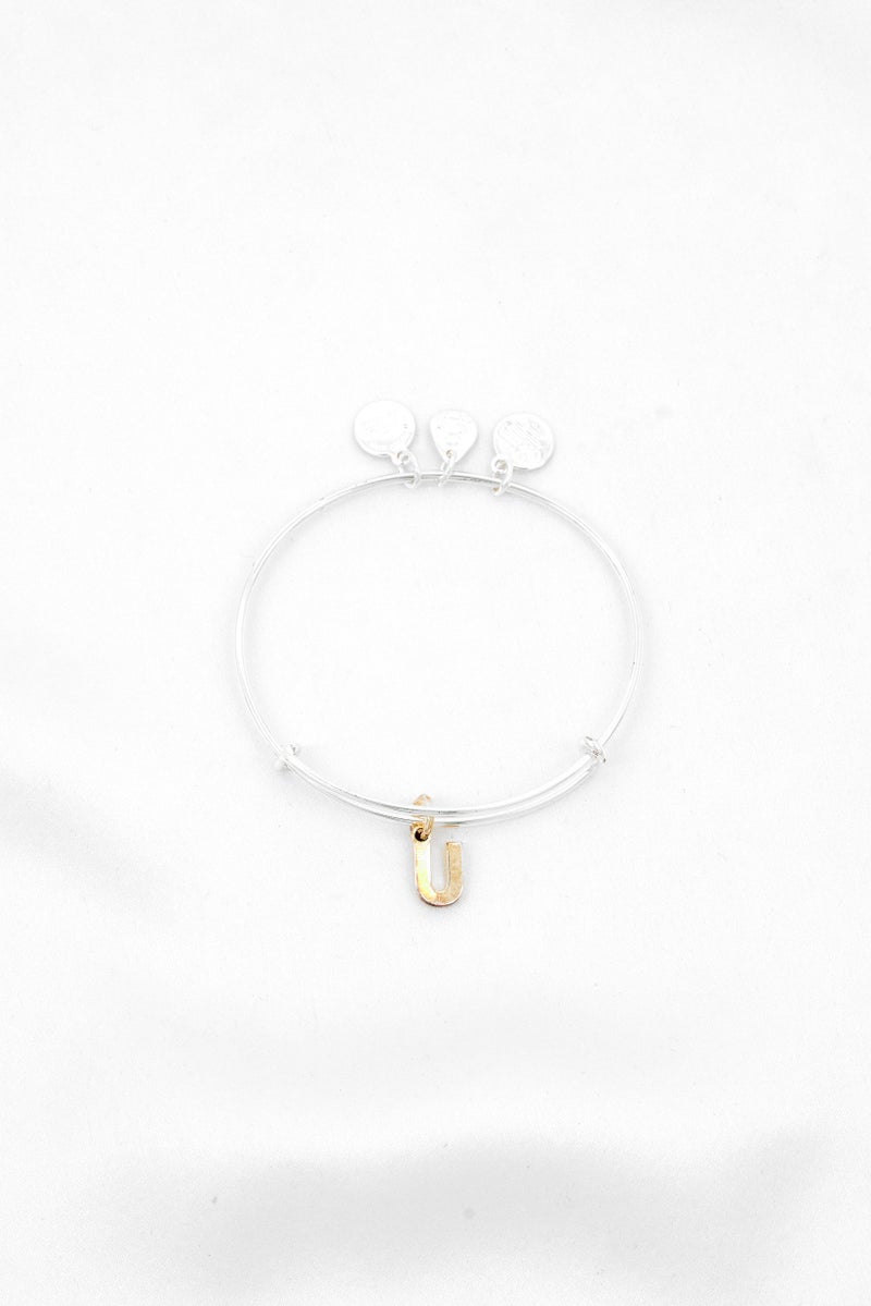 ALEX AND ANI Women U  Expandable Charm Bracelet, Silver  - Image 2