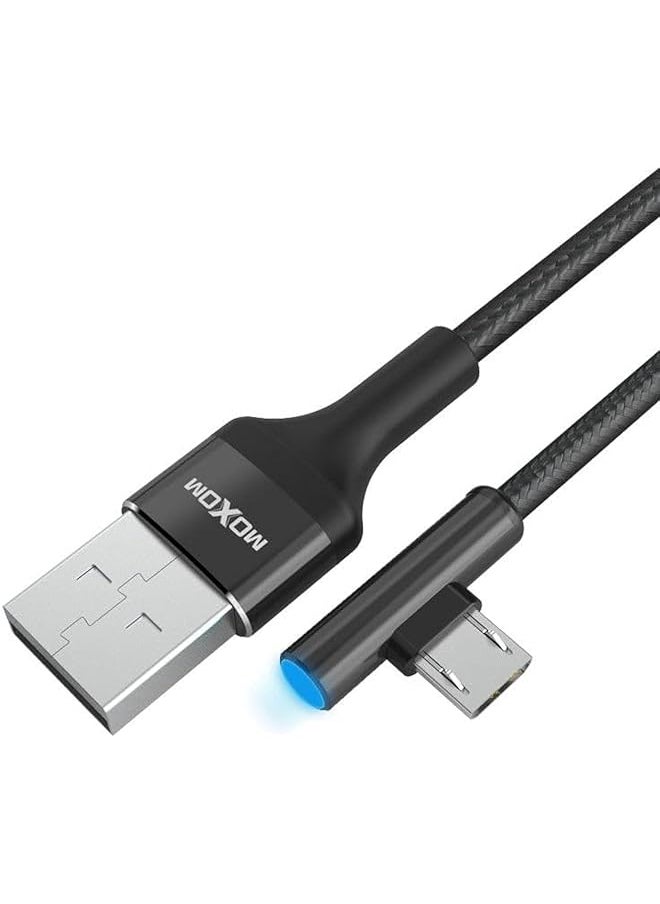 MOXOM Cc 70 Perfect Angle Light Support Gaming C Type Data Cable Multicolor  - Image 1