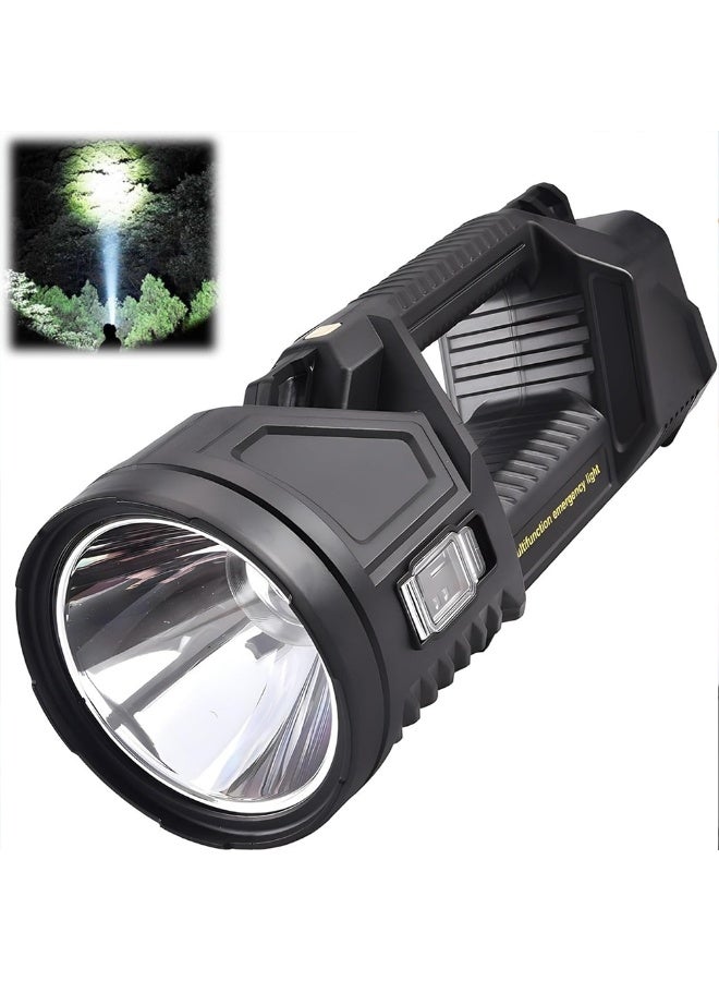 توبيز مصباح توبي الجديد المحمول الأكثر سطوعًا XHP70 القابل لإعادة الشحن LED للطوارئ، مصباح يدوي طويل المدى يعمل بالطاقة الشمسية للصيد - XHP70 TORCH - Image 2