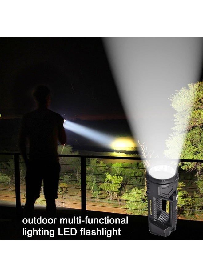 توبيز مصباح توبي الجديد المحمول الأكثر سطوعًا XHP70 القابل لإعادة الشحن LED للطوارئ، مصباح يدوي طويل المدى يعمل بالطاقة الشمسية للصيد - XHP70 TORCH - Image 5