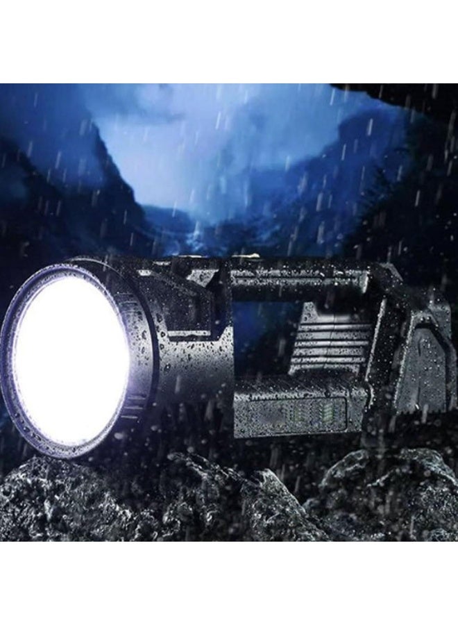 توبيز مصباح توبي الجديد المحمول الأكثر سطوعًا XHP70 القابل لإعادة الشحن LED للطوارئ، مصباح يدوي طويل المدى يعمل بالطاقة الشمسية للصيد - XHP70 TORCH - Image 3