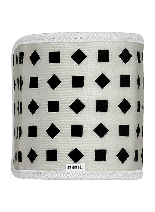 Nanit Breathing Wear Band – Works With Nanit Pro Baby Monitor To Track Breathing Motion, 100% Cotton, Size Medium, 3 - 12 Months , Pebble Grey
