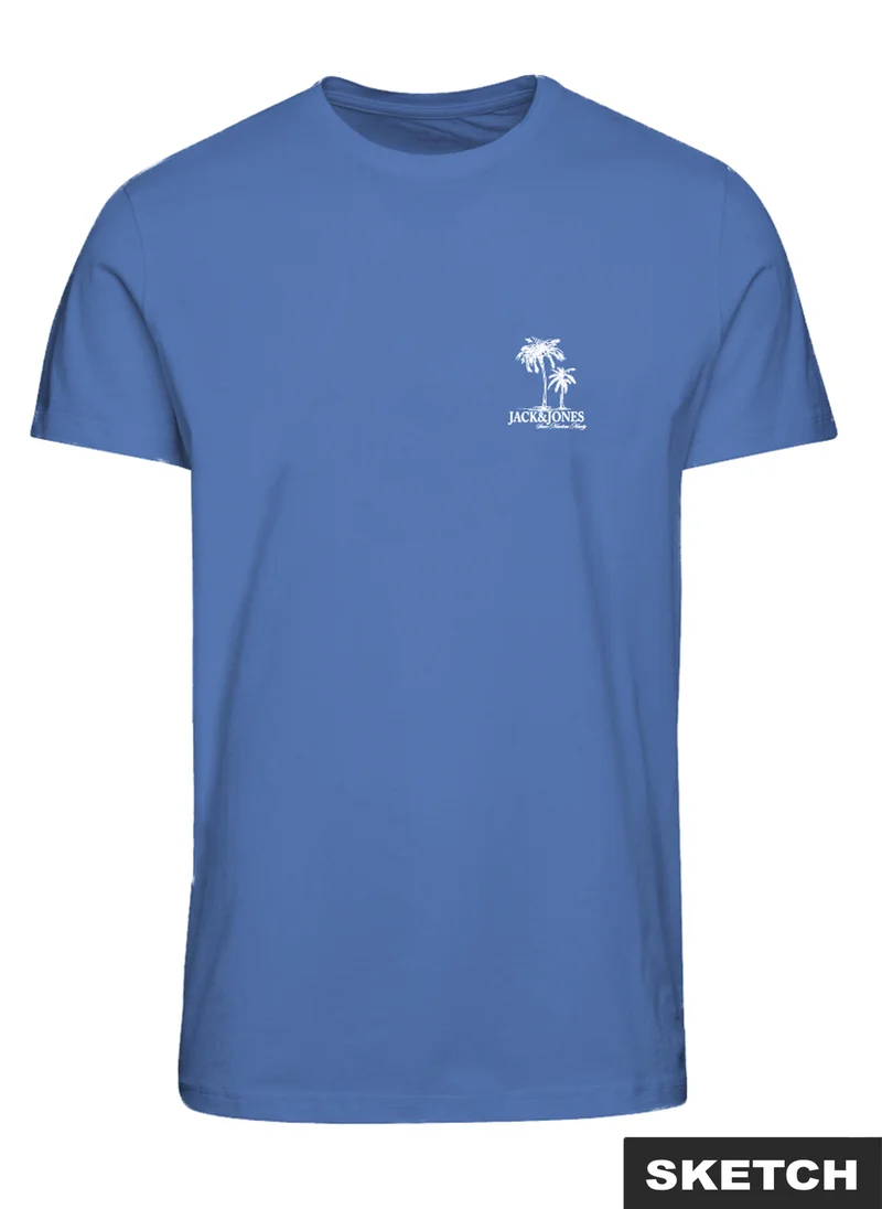 جاك وجونز جونيور تيشيرت شبابي بطبعة جرافيك وياقة مستديرة