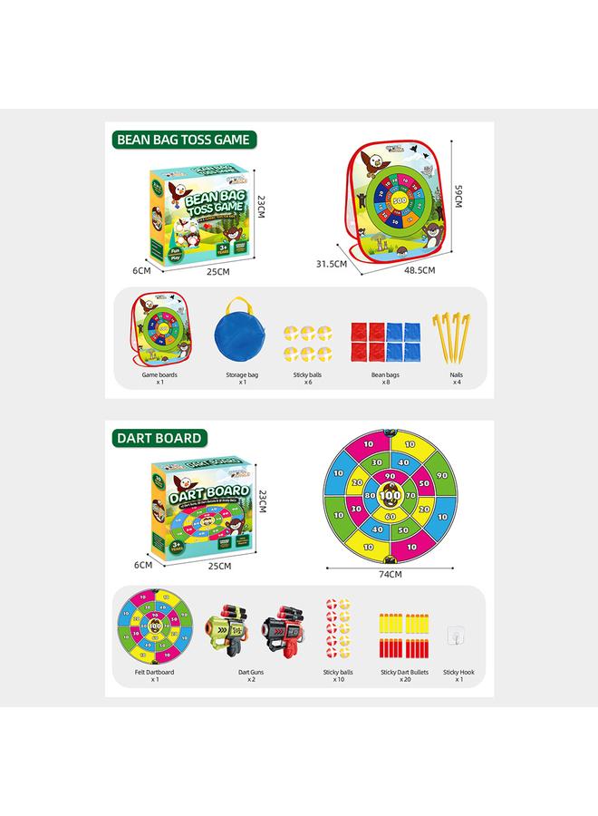 الأزرق جي دبليو <ألعاب التخييم> رمي كرات لاصقة للأطفال بين الوالدين والطفل أهداف اللعبة رمي أكياس الرمل في الهواء الطلق رمي مجموعات الألعاب - Image 5