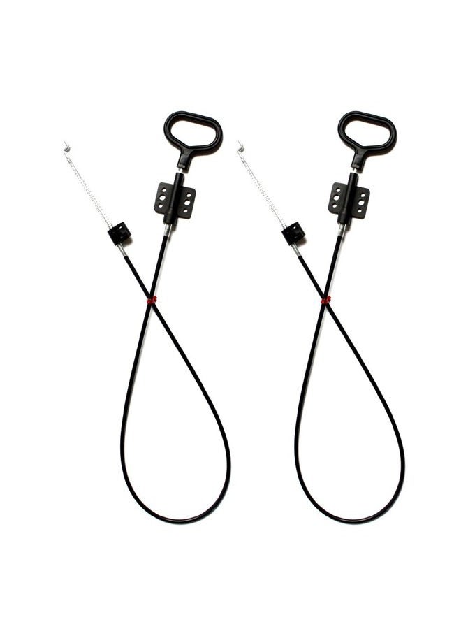 Love&Mini Recliner Replacement Parts, Sofa Reliable Release Pull Cables D-Ring Handle (2 pcs) - Image 1