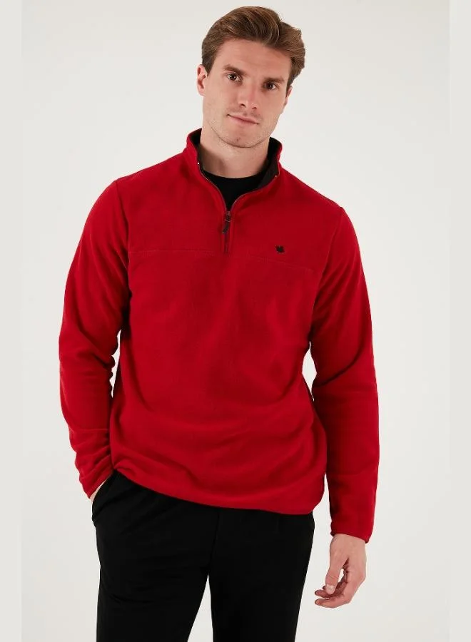 Buratti  Buratti Slim Fit Anti-Pilling Non-Pilling Bato Collar Winter Raised Polar Fleece Men's POLAR 5906001 for Men | Best Price UAE