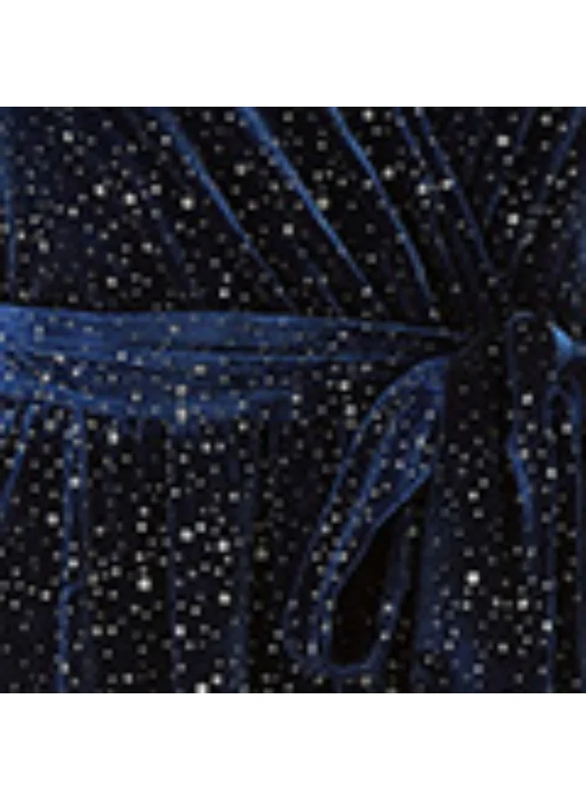 Yumi Velvet Wrap Dress
