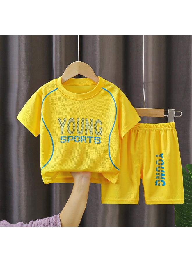 Song Feng Ya New Children's Basketball Clothes Sports Suit Girls' Quick-drying Boys' Summer Jersey Middle And Big Children Training Sports - Image 4